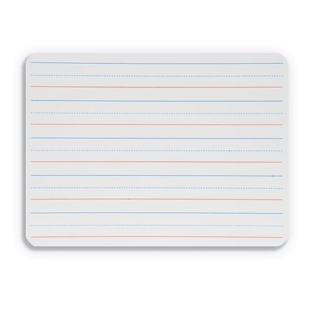 Flipside 9in X 12inTwo Sided Red & Blue Ruled/Dry Erase Class  Retail, 12PK 10134